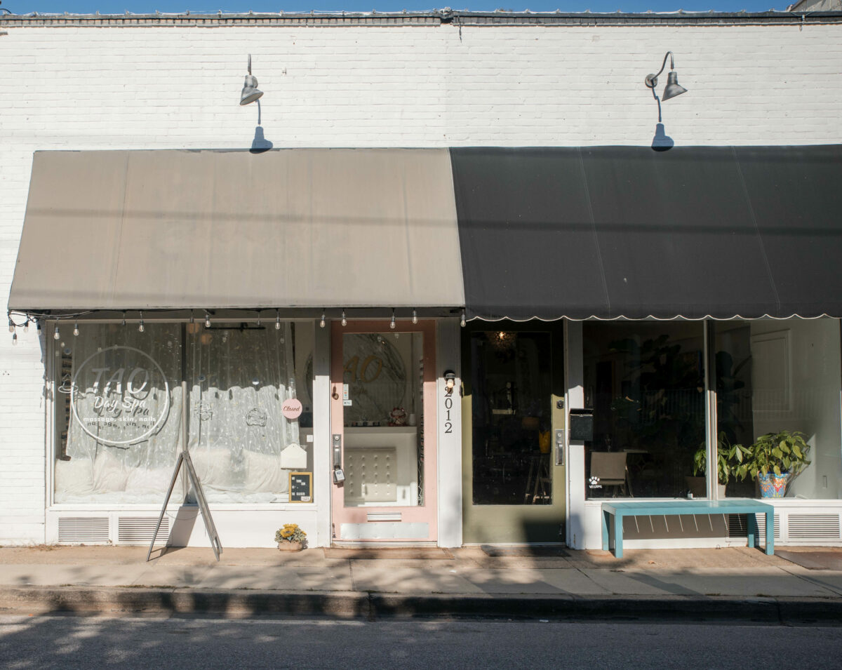 Tao Day Spa Outside in Five Points in Raleigh NC