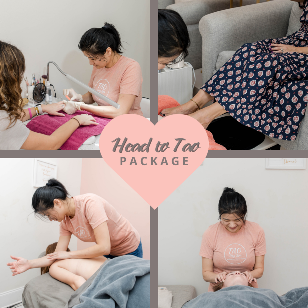 Head to Tao Total Package Spa Manicure, Pedicure, Facial, Massage